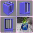 4x-propagation-collage.jpg Propagation tube stand / holder for plants