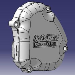 Cache allumage 125 YZ M46.jpg Yamaha 125 YZ ignition crankcase