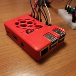 WhatsApp Image 2020-11-24 at 21.22.18.jpeg Fichier STL Étui Raspberry pi 3B+ (Snap fit)・Modèle à imprimer en 3D à télécharger