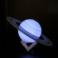 IMG_20210223_121209.jpg STL file Planeta Saturno 11.06 cm DIA . Saturn planet realistic design.・Model to download and 3D print