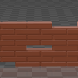 3D-Builder-23.06.2022-0_28_45.png Brick wall / Damaged brick wall + debris (battlefield accessory for tabletop)