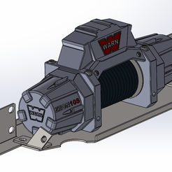 jl-winch.png Fichier STL SUPPORT DE TREUIL JEEP JL・Idée pour impression 3D à télécharger