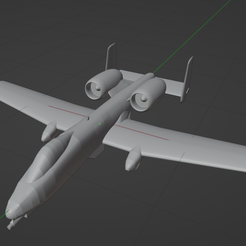 a10_thumbnail.PNG Archivo STL gratis Fairchild Republic A-10A Thunderbolt II・Modelo imprimible en 3D para descargar, marcellom
