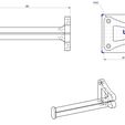 plan_support_up-plus-3d.jpg Fichier STL support filament imprimante up plus 2 PP3DP - up plus2・Design imprimable en 3D à télécharger