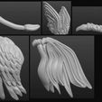Tailsnwings.jpg Sculptris OBJ Bits: Wings and Tails