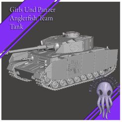 ang1.jpg Girls Und Panzer "Anglerfish" Panzer 4  (1:35 scale)