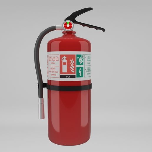 Fire Extinguisher - 3D model önizlemesi