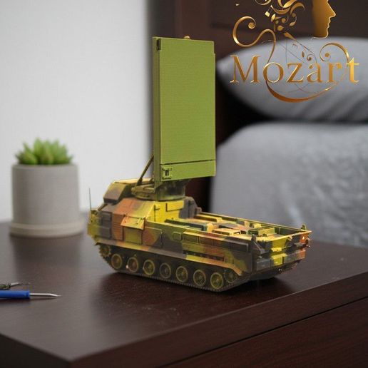 1L219 "Zoopark-1" — radar complex (static scale model)