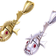 render-2.png 3D gold fish pendant