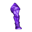 leg2.obj Mike Tyson Masters of the universe vintage style action figure for 3D printing