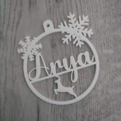 received_5816795268383735.jpeg STL file Christmas bauble Arya・3D print design to download, alexdu03130