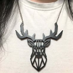 Настенная скульптура "Олень" 2D II