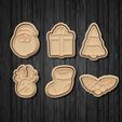 unnamed.jpg Christmas Elements Cookie Cutter Set of 6