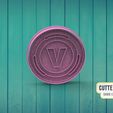 | CUTTERDESIGN Dy COOKIE CUTTER MAKER Fichier STL V-Bucks Pièce à découper les biscuits・Objet imprimable en 3D à télécharger