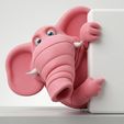 elephant-rose-coucou-6.jpg Éléphant rose 1 - Décoration Murale et Bord d'Écran