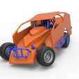 1.jpg Diecast Northeast Dirt Modified stock car while turning Scale 1:25
