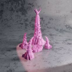 untitled.jpg STL file Tyranid terrain・3D print model to download