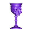 copa calavera 2.OBJ Skull cup model 2