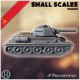 5.jpg T-34-76 M1943 (version réduite) - Armée soviétique WW2 Second Monde Front de l'Est Ostfront RPG Mini Hobby