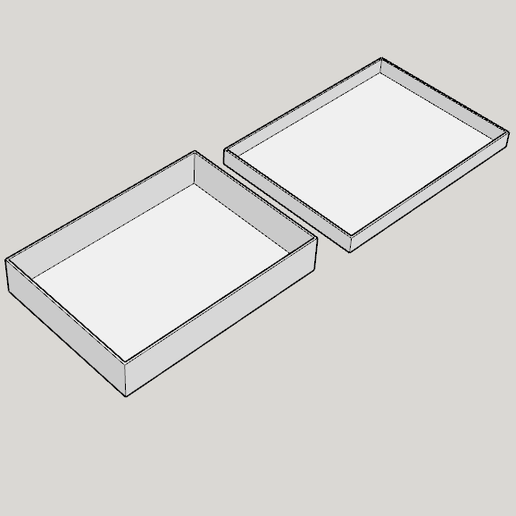 Storage box 3 (jewellery games etc...) - 3D model önizlemesi