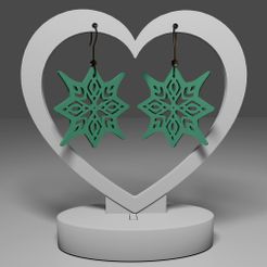 r1.jpg Archivo STL Pendientes de mandala 48・Plan imprimible en 3D para descargar