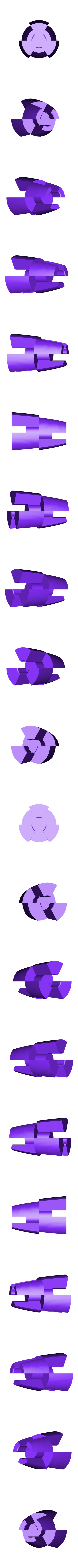 A000_106_fusee_tintin_haut_rouge.stl Tintin Rocket