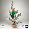 Cactus-Ornament-03.png Archivo STL Adorno Cactus Tarjetero・Objeto imprimible en 3D para descargar