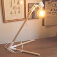 photo_1.JPG Lampe design bois à monter / Wooden style DIY lamp