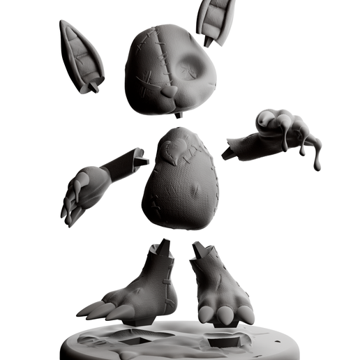 Free STL file Spoiled Terror Rabbit 🐇 ・3D printing design to download・Cults