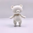 IMG_7255.jpg Teddy Bear Articulated Chibi Ball Jointed Doll BJD