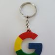20181226_101227.jpg Fichier STL gratuit Porte clé google・Modèle à télécharger et à imprimer en 3D