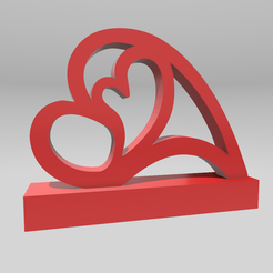 Shapr-Image-2023-02-25-130929.png STL file Layered Love, Heart in Heart Statue, Love Heart Sculpture Statue, Gift Home Decor Figurine, Love gift, engagement gift, marriage, proposal, I love you Valentine's Day・3D print design to download