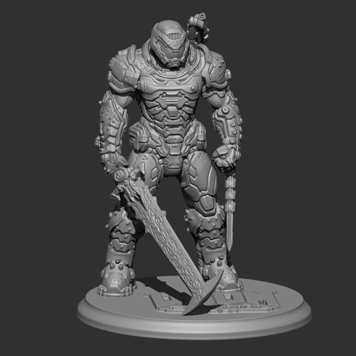 Doom Eternal Big Format 12 inches 3D model