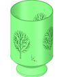 vase52-07.jpg nature style vase cup vessel v52 for 3d-print or cnc