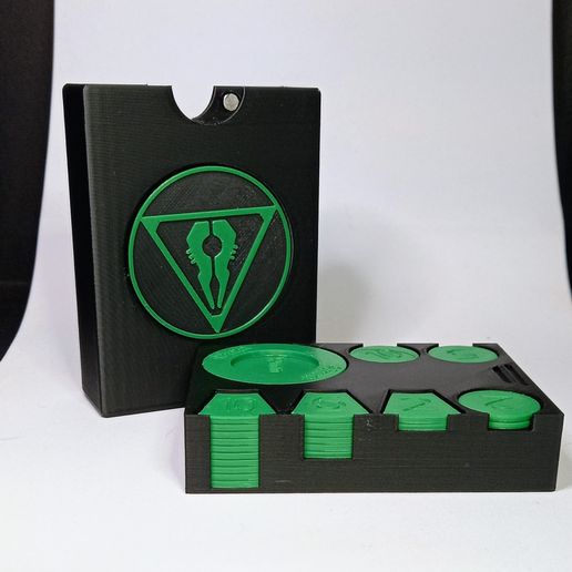 🟣 Kill Team 2024 Porte jeton circulaire Hierotek・Fichier STL