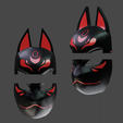 kitsune2.png Kitsune mask Japanese Fox Masks