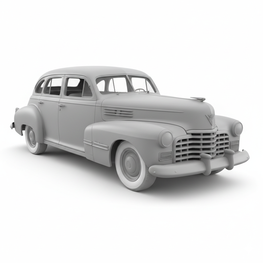 Cadillac Series 75 Le Mans car STL, assembly car STL, car file STL, drag car STL, SUV STL, wide fender car STL, car lift diorama STL, RC car body STL, JDM car STL, car 3D print, steampunk car STL, car scale model, automobile STL, custom wheels car STL, GT