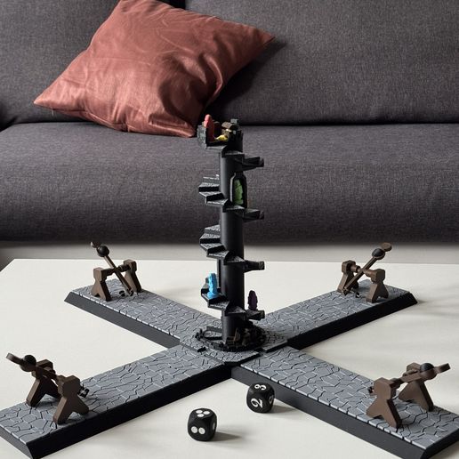 Catapult Board Game 3D model