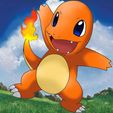 Salameche_LetsGo.jpg Fichier STL gratuit Pokémon - Salamèche HD ( Charmander )・Objet pour impression 3D à télécharger, BODY3D