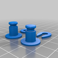 Clips_Pins2.png Parrot AR Drone 2.0 mount for GoPro Hero and Polaroid Cube