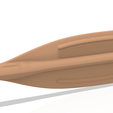 paddle-12 v4-06.png A real paddle blade for a rowing boat for 3d print cnc