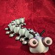 The cutest articulated caterpillar! (easy print)