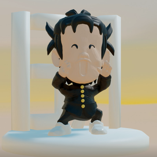 Rei, crazy crazy college 3D model