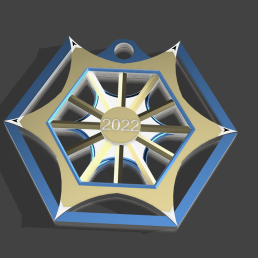 2022 Ornament 3D model