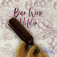 feed.png STL file Bear Wine Holder・3D printer model to download