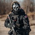 GHOST MASK MW2 SIMON RILEY - CALL OF DUTY - MODERN WARFARE - 3 - WARZONE - COSPLAY