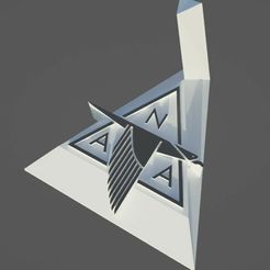 NAA-stand-01.jpg STL file North American Aviation model stand・3D printable model to download