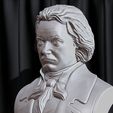 9.jpg Ludwig van Beethoven Bust  Model Printing Miniature Assembly File STL for 3D Printer FDM-FFF DLP-SLA-SLS