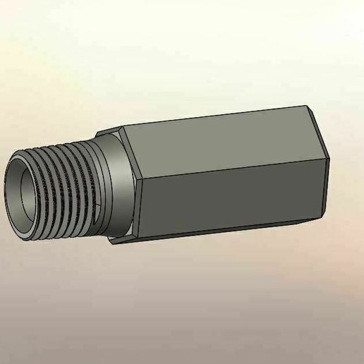 NIPLE - COUPLE 1/2 NPT long