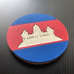 IMG_9706.jpg Cambodia - Flag Coaster